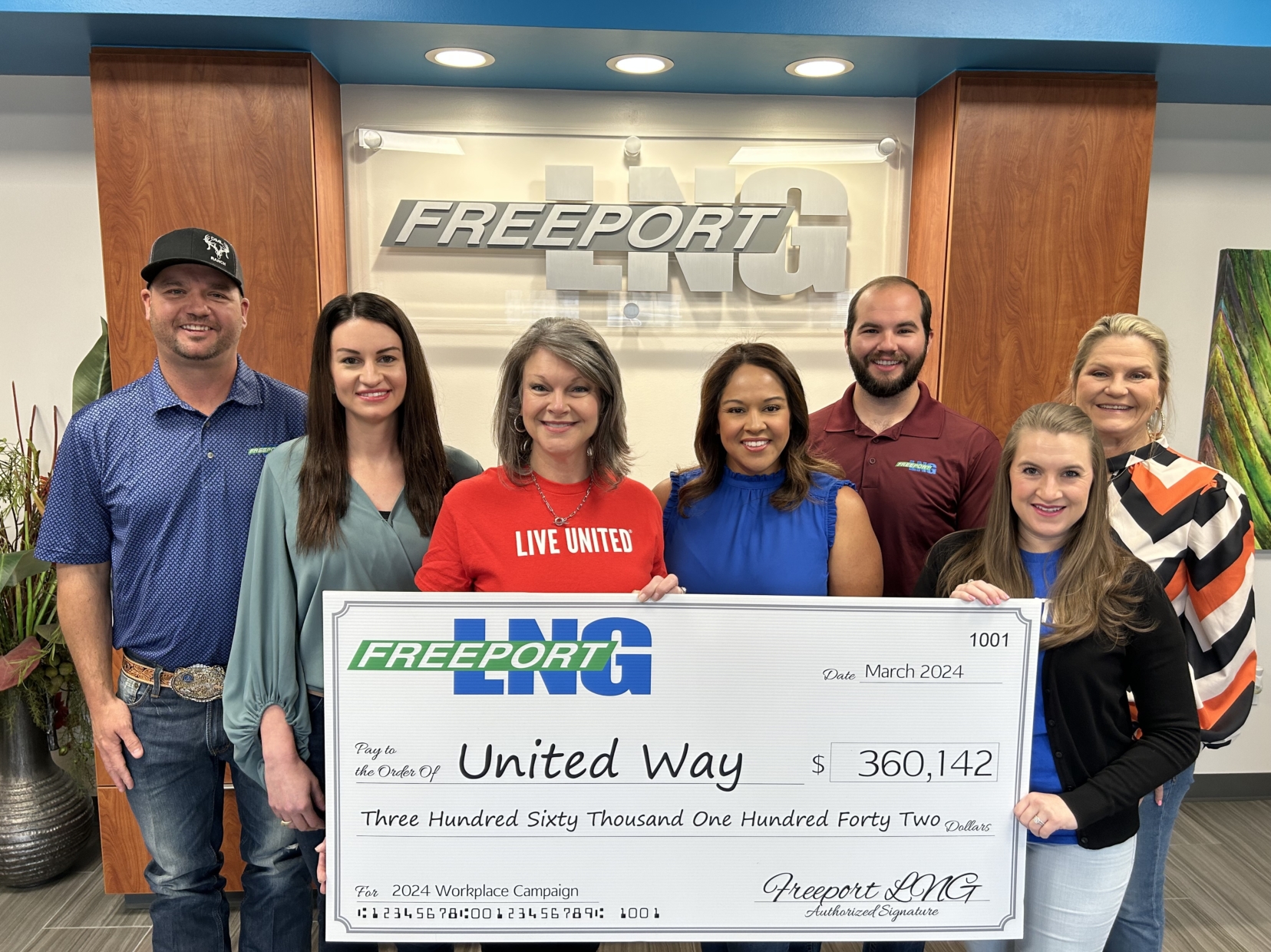 UW 2024 Big Check