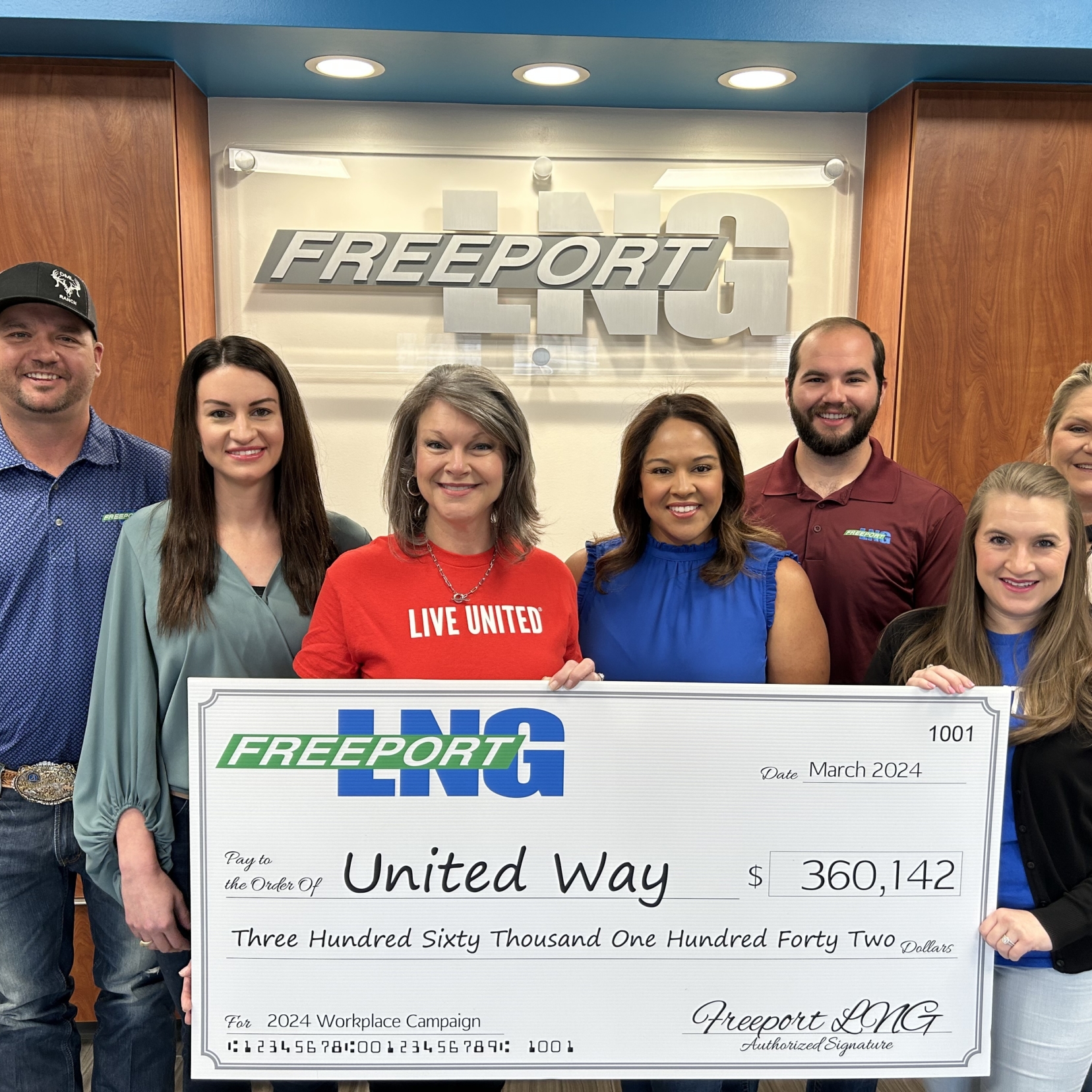 UW 2024 Big Check